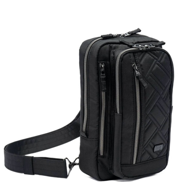 Lug Tailback Sling Bag-Brushed Black-NWT - Picture 3 of 11